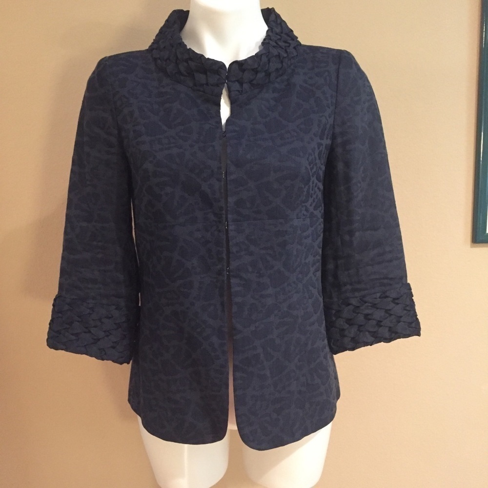 Classiques Entier Black linen blend blazer